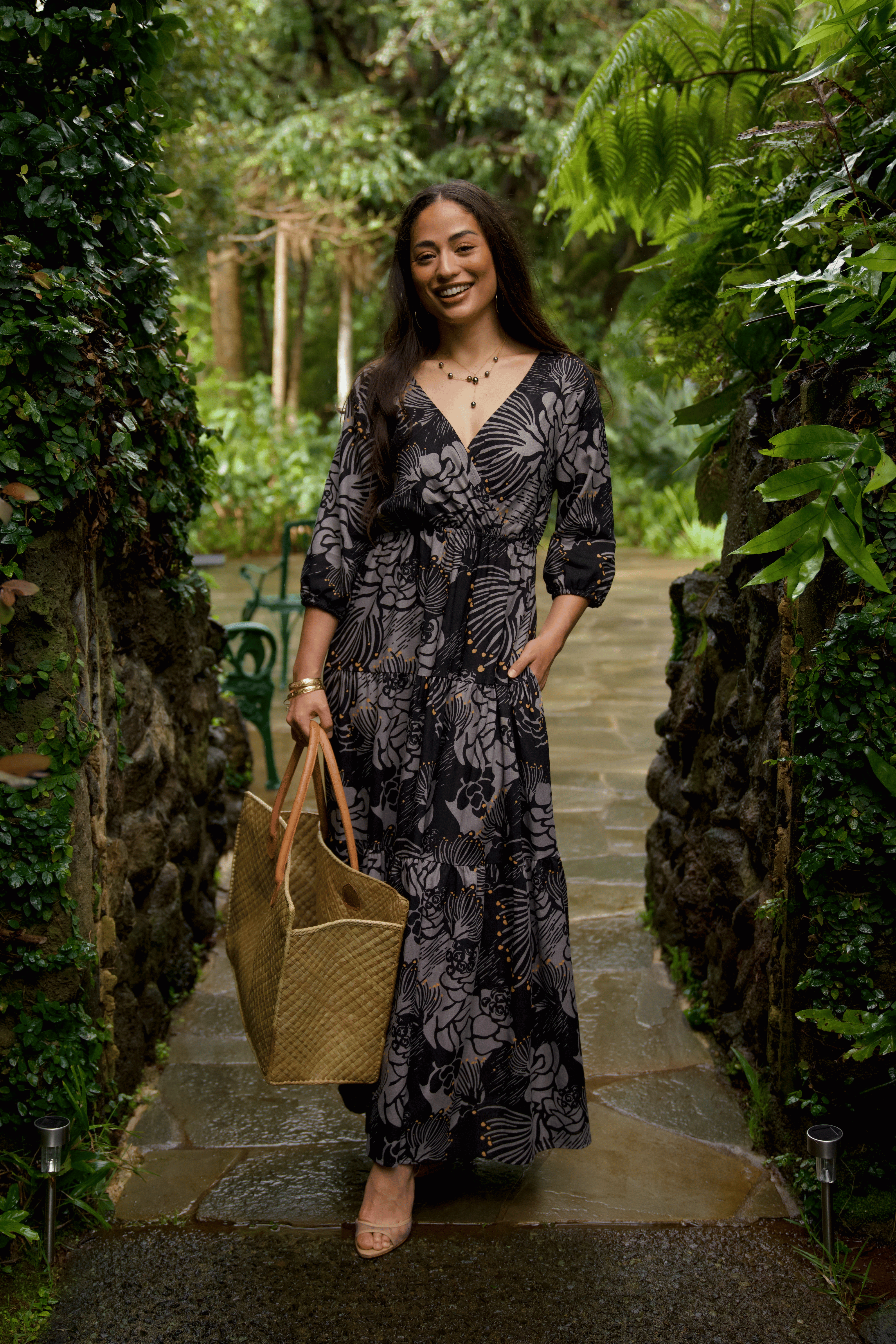 Kealohi Dress ‘Ōhi‘a lehua in 'ele'ele