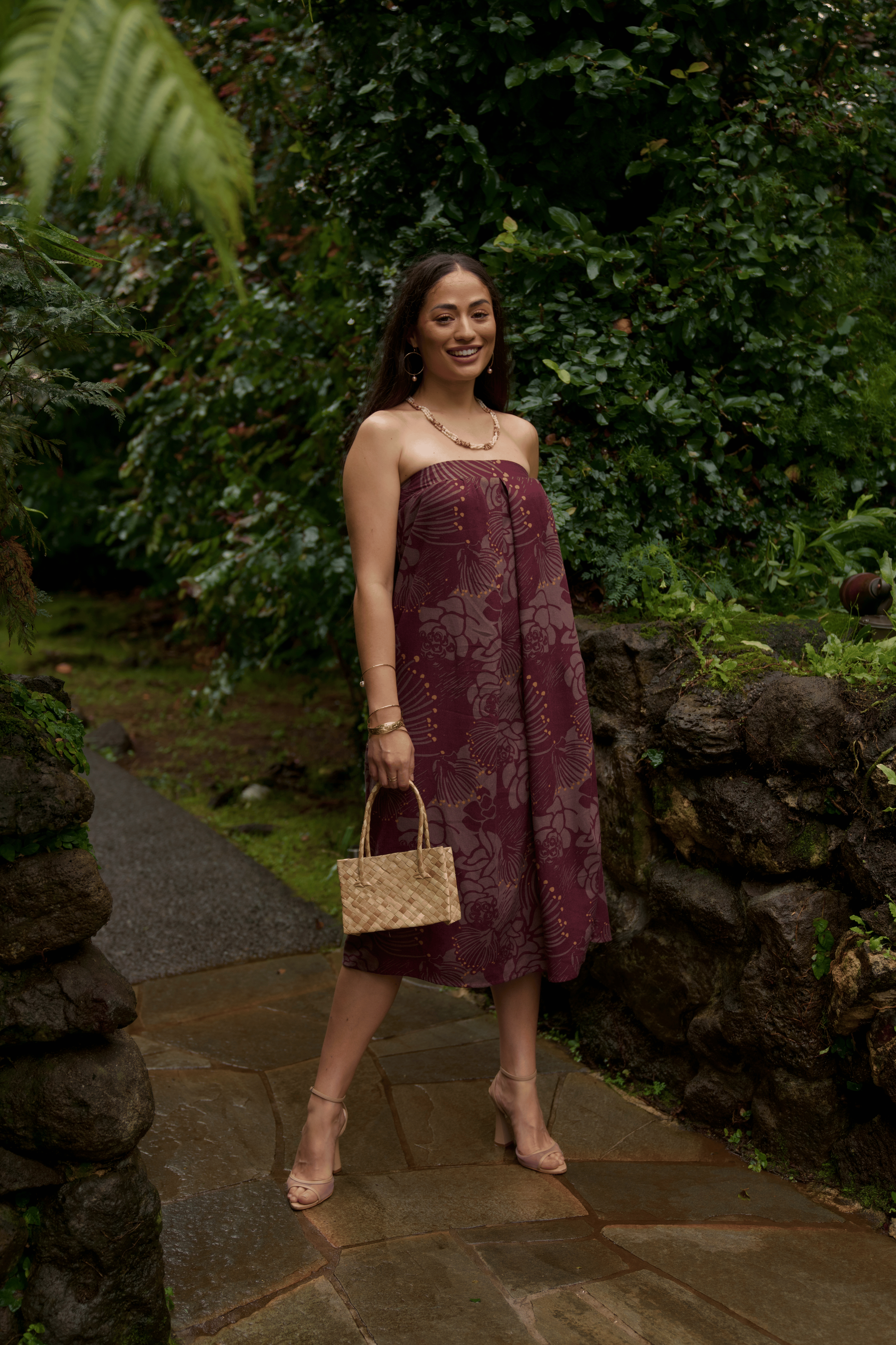 Naleo Dress ʻŌhiʻa Lehua in 'ōhelo