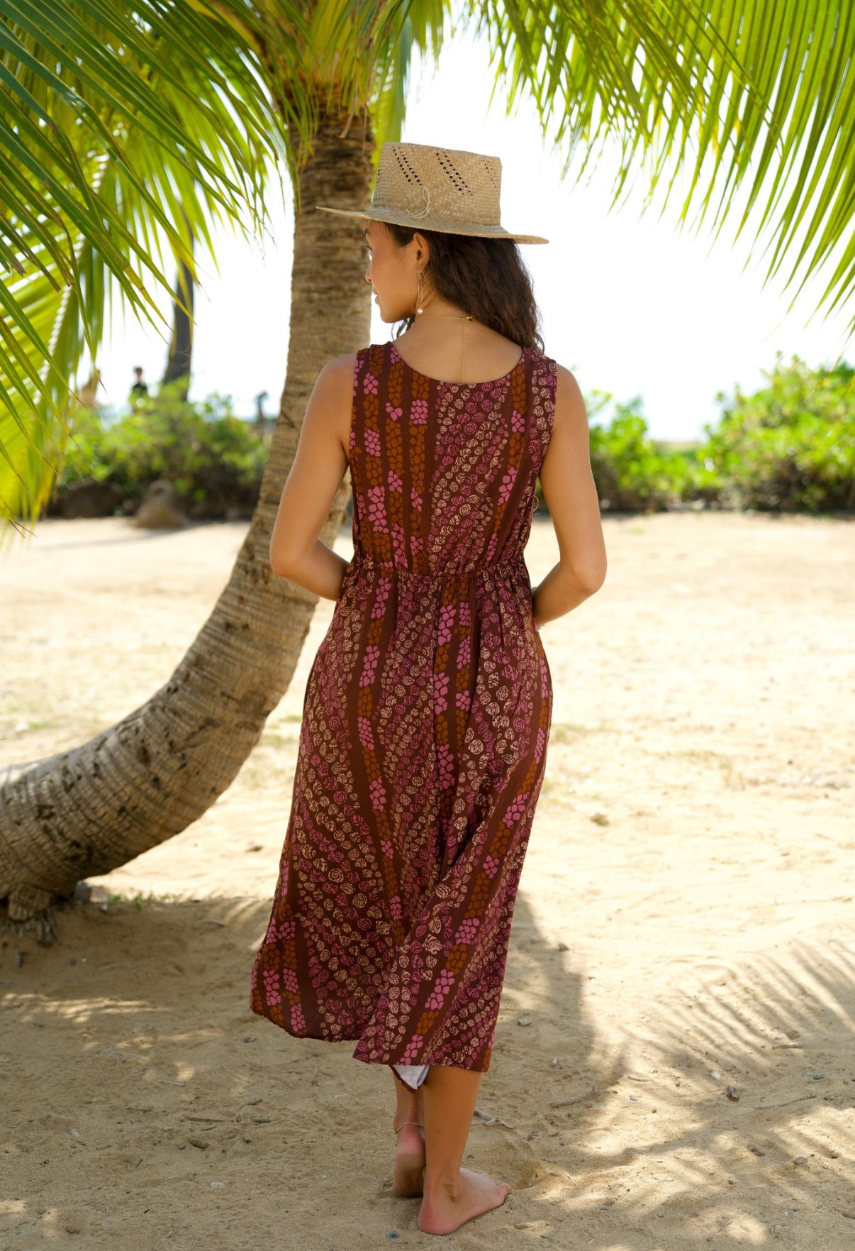 Kahelelani Moana Tea Dress-in Maku'e