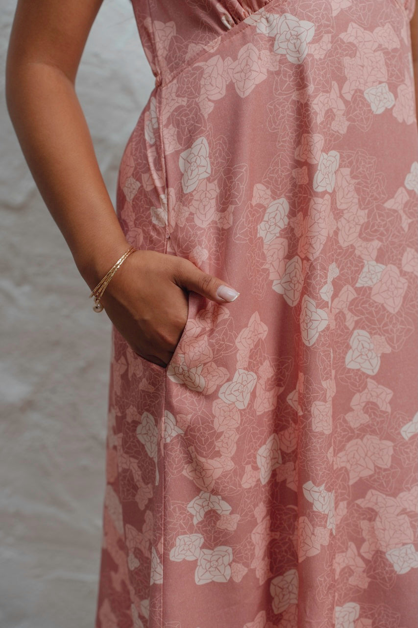 Moana Tea Dress in Liko Ola - Loke