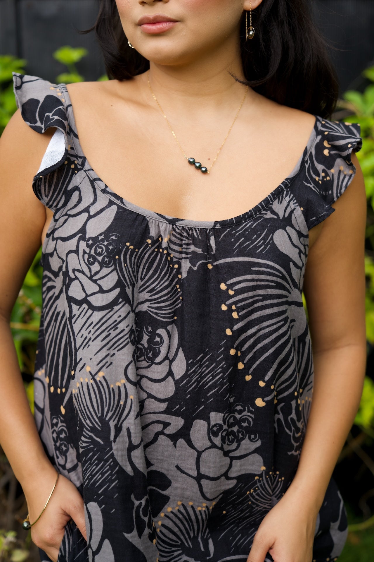 Flutter Sleeve Tea Dress