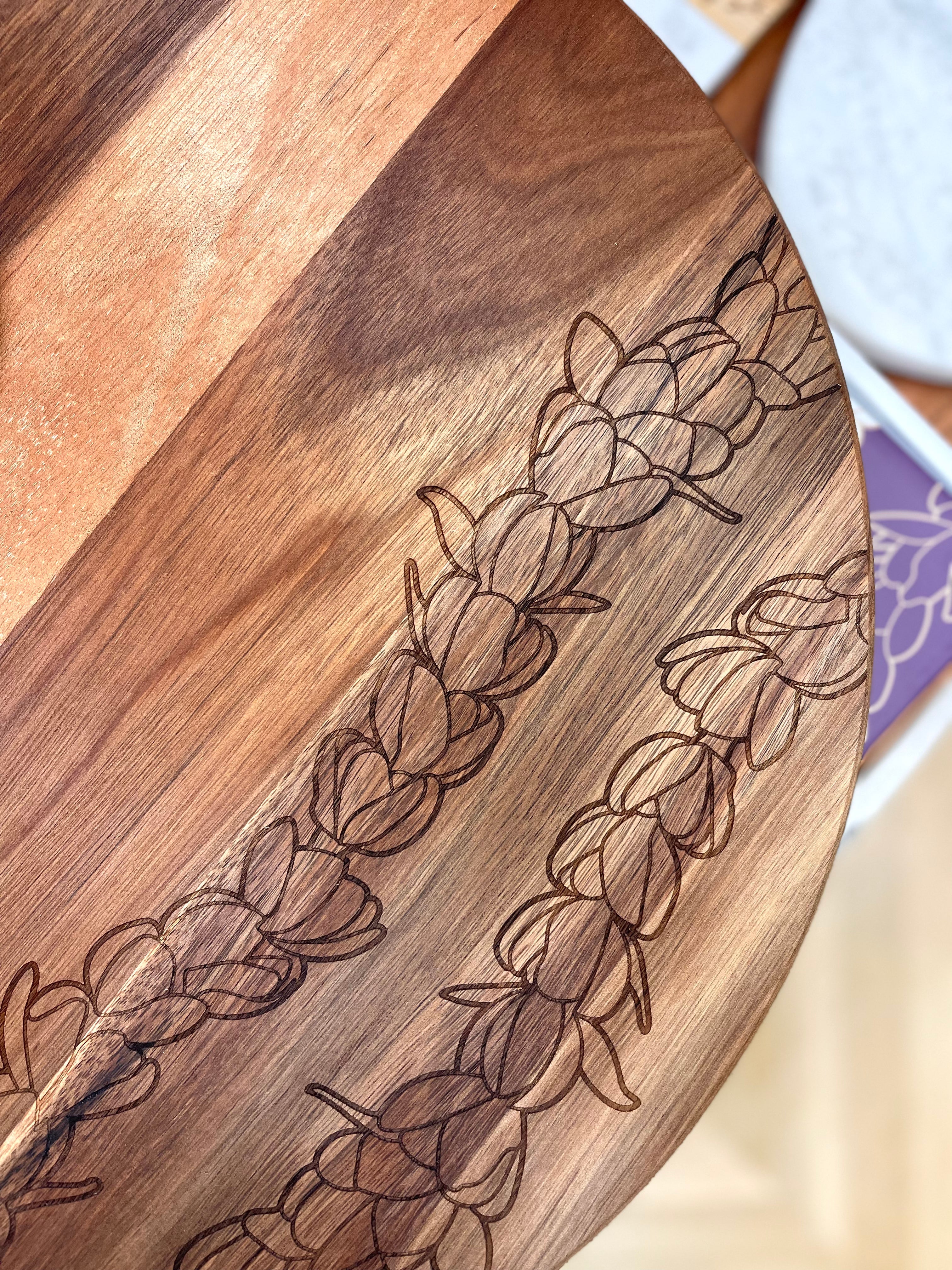 Lei Pīkake Lazy Susan (18")