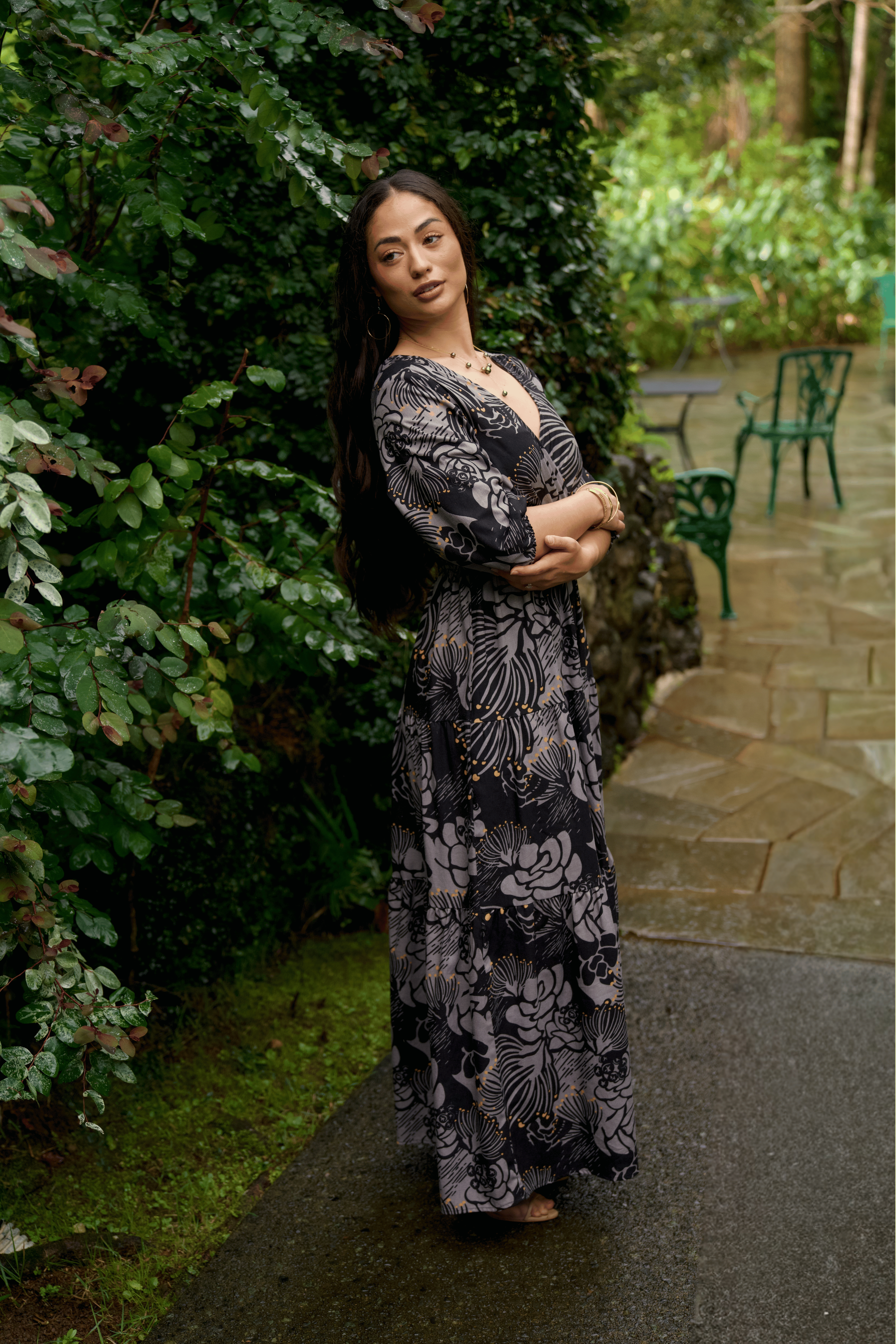 Kealohi Dress ‘Ōhi‘a lehua in 'ele'ele