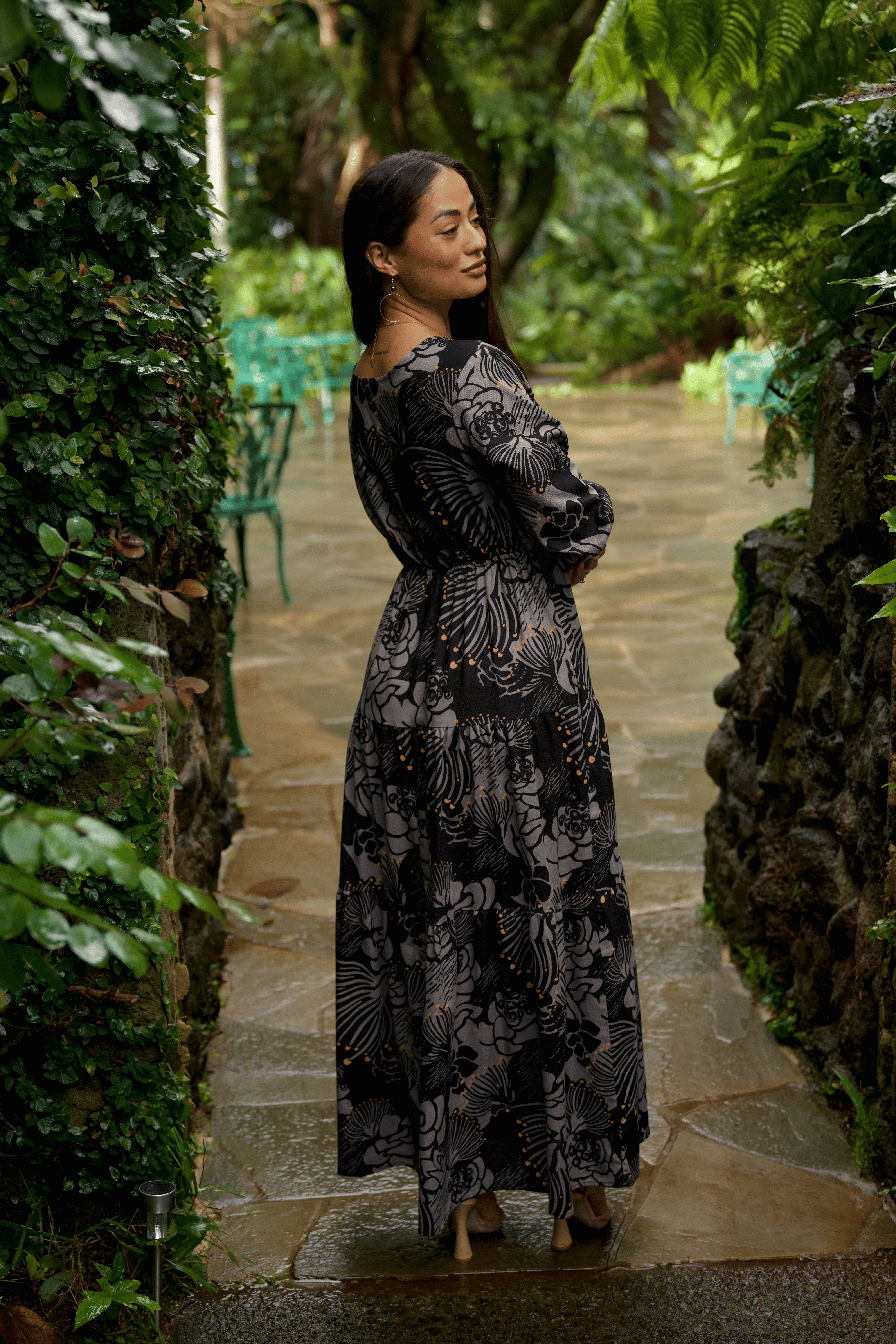 Kealohi Dress ‘Ōhi‘a lehua in 'ele'ele