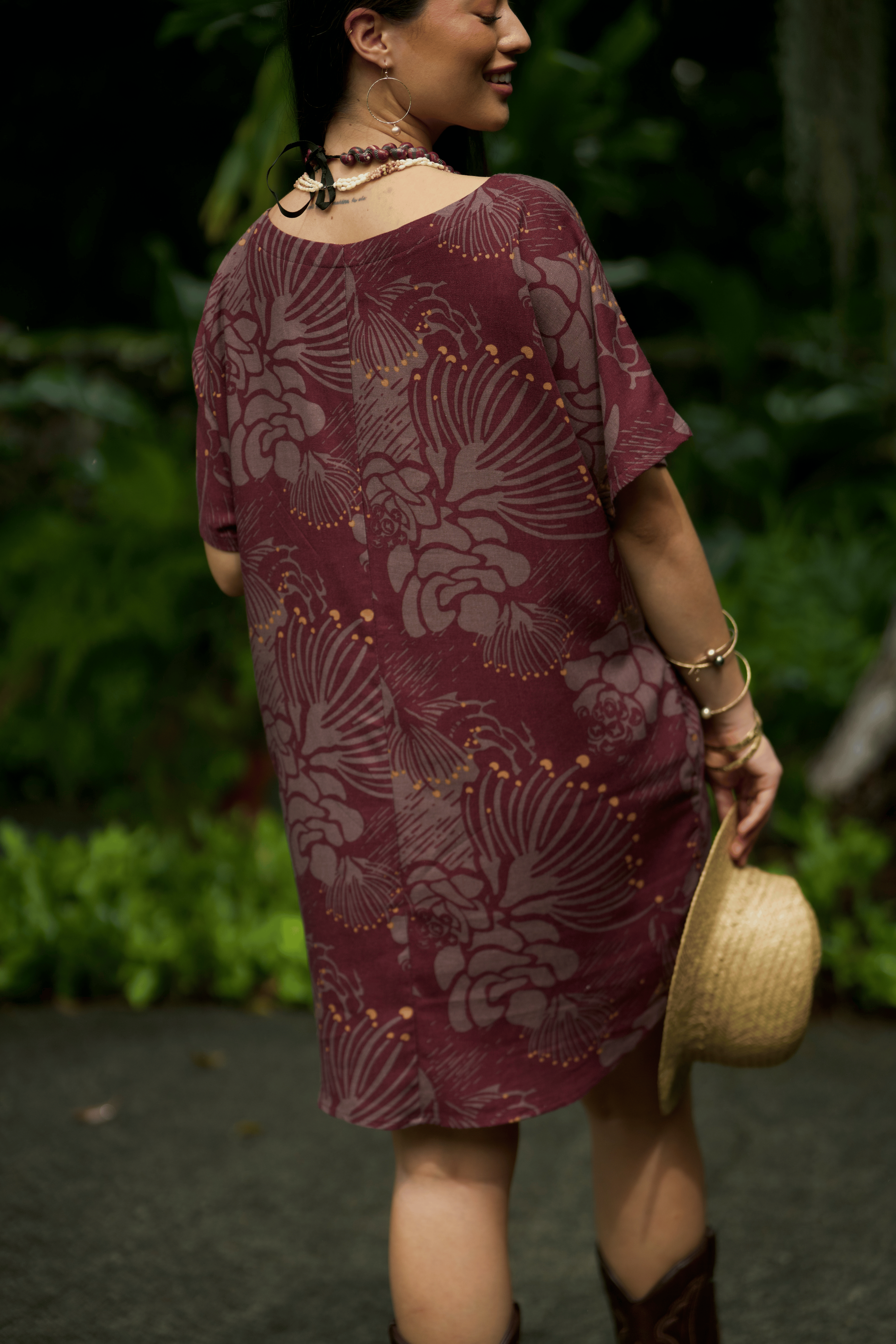 Kanani Dress ʻŌhiʻa Lehua in 'ōhelo
