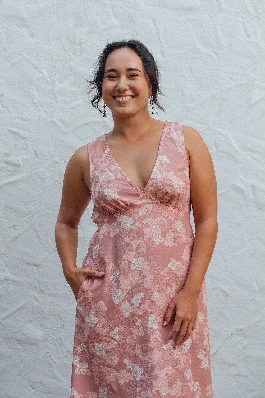 Moana Tea Dress in Liko Ola - Loke