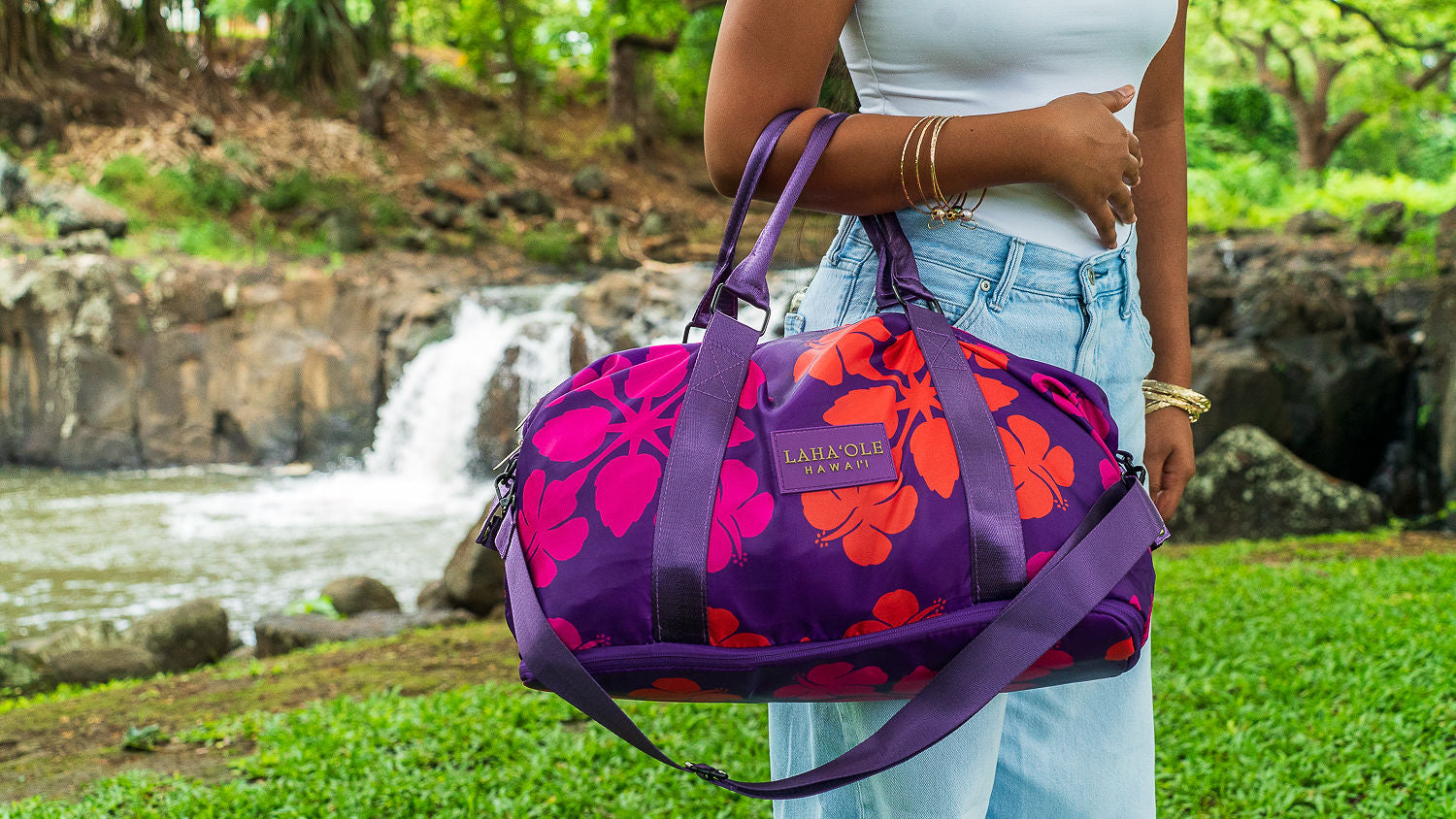 Duffel Bag in Kōki'o Quilt