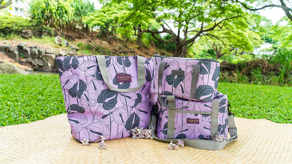 Limited-Holiday Cooler Bag Bundle in Anthurium – Poni (Purple)