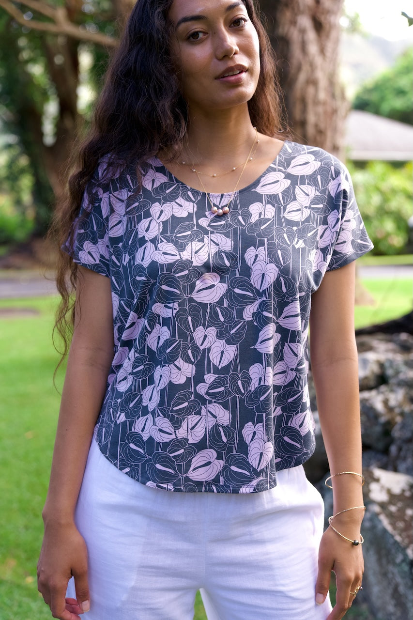 Punahele Top in Hilo Anthurium
