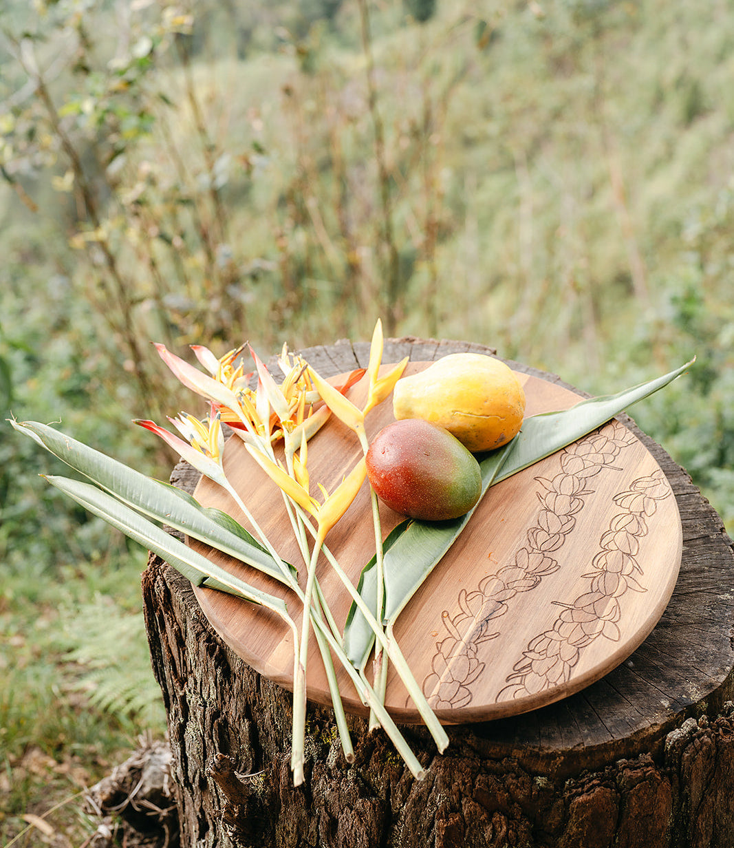 Lei Pīkake Lazy Susan (18")