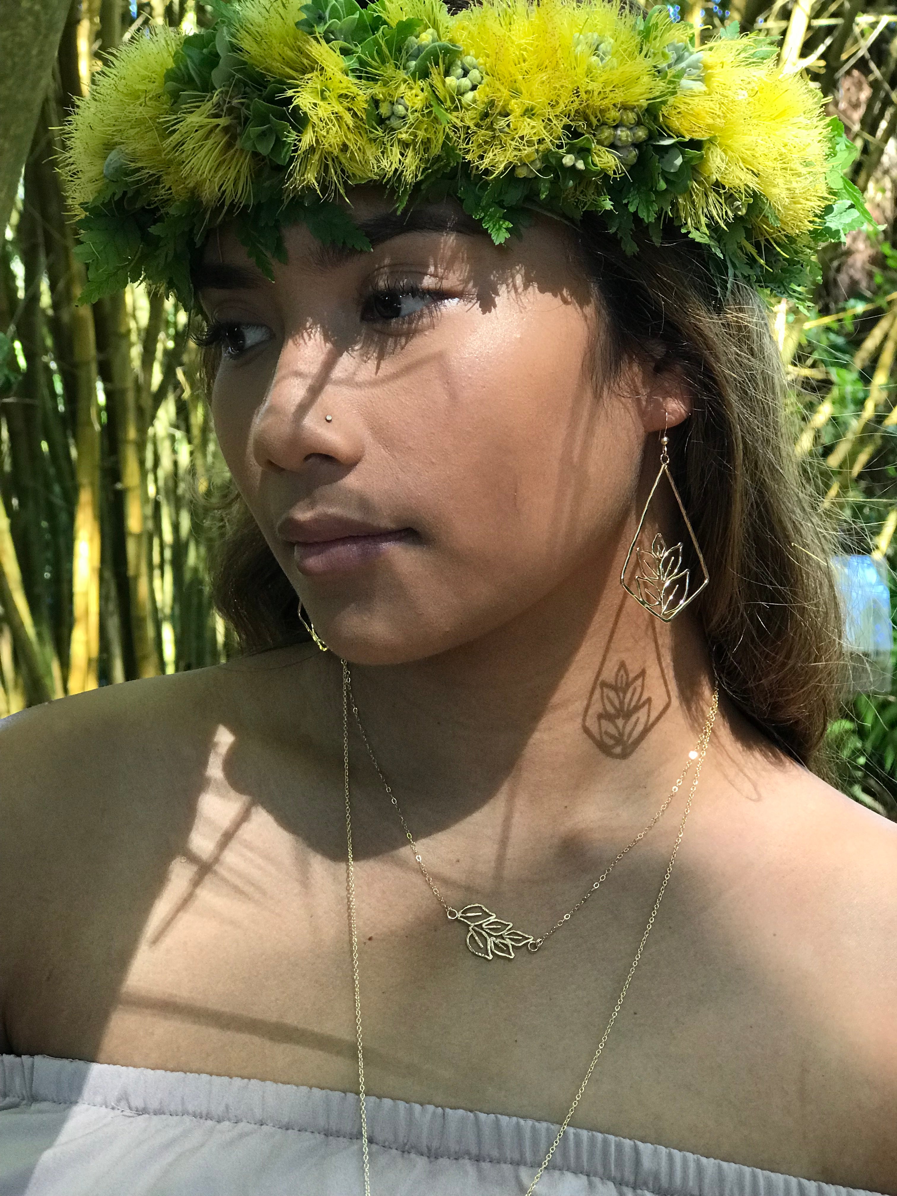 Liko Lehua Bar Necklace